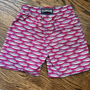 Boys size 8 Vilebrequin swim trunks.